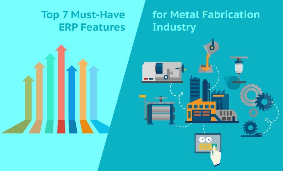 Top 7 Must Have ERP Features for Metal Fabrication Industry